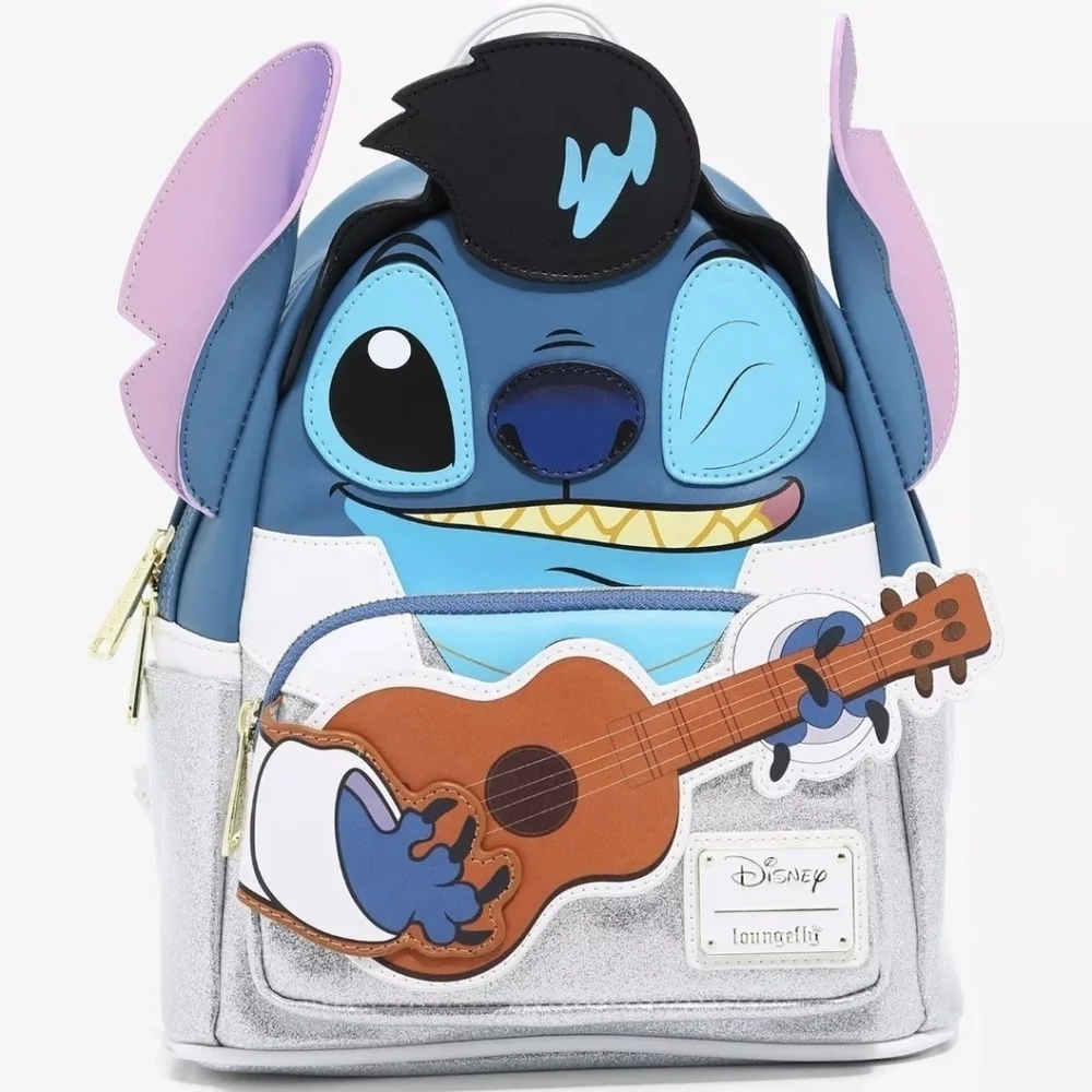 Loungefly Stitch Elvis Guitar Disney Backpack